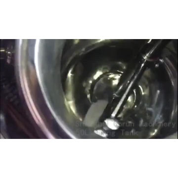 Tanque de mezcla de jugo con camisa térmica de acero inoxidable